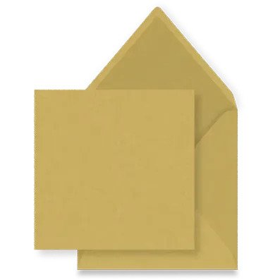 Goud envelop